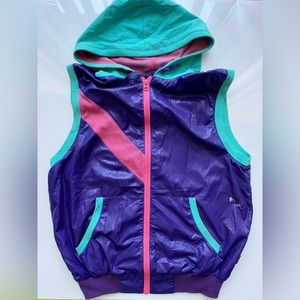 Rare ROCKSMITH Tokyo Sleeveless Hoodie Windbreaker
